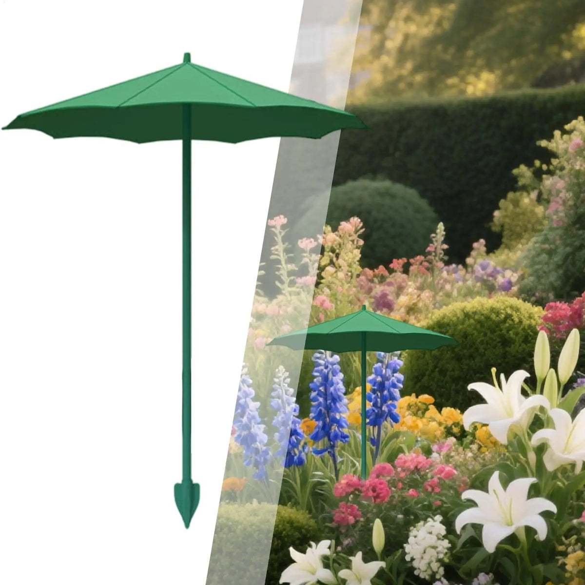 Mini Plant Shade Umbrella – Weather-Resistant Garden Parasol Garden Shade Umbrella Axl