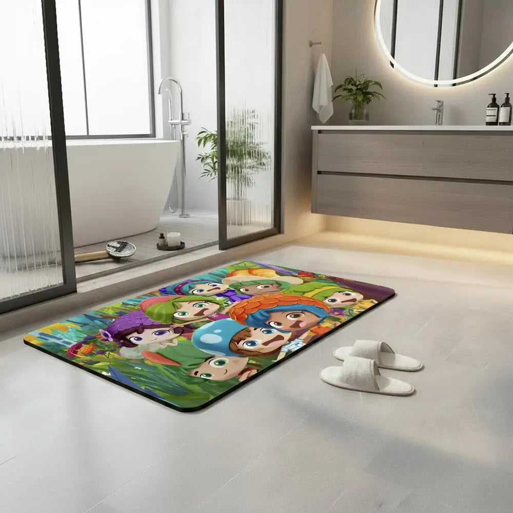 Diatomite Bath Mat – Quick Dry, Anti-Slip & Absorbent Diatomite Bath Mat Axl
