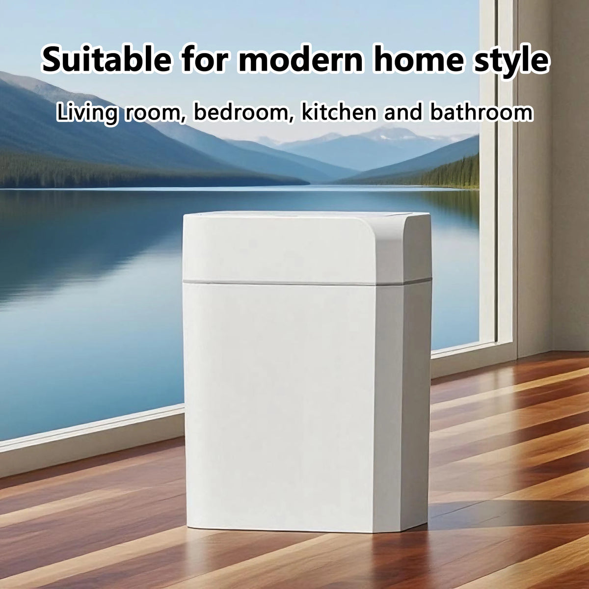 Smart Touchless Trash Can – Auto Motion Sensor Bin Motion Sensor Trash Can Axl