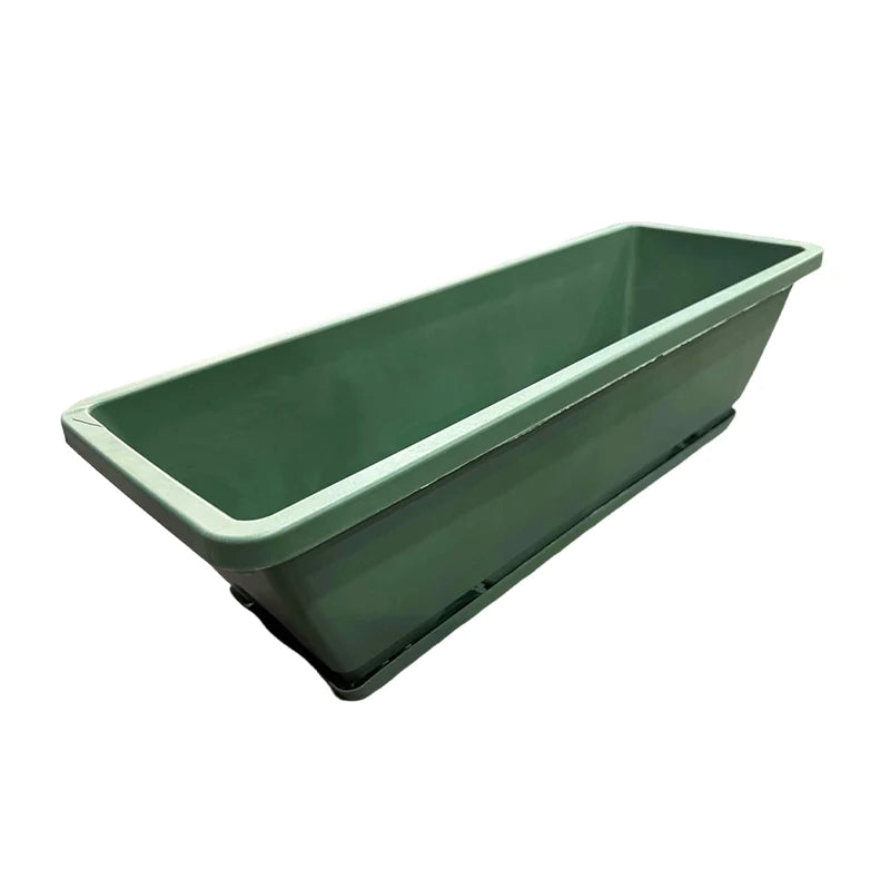 Self-Watering Planter Pot with Reservoir & Drainage – Indoor Self-Watering Planter Axl L light green
