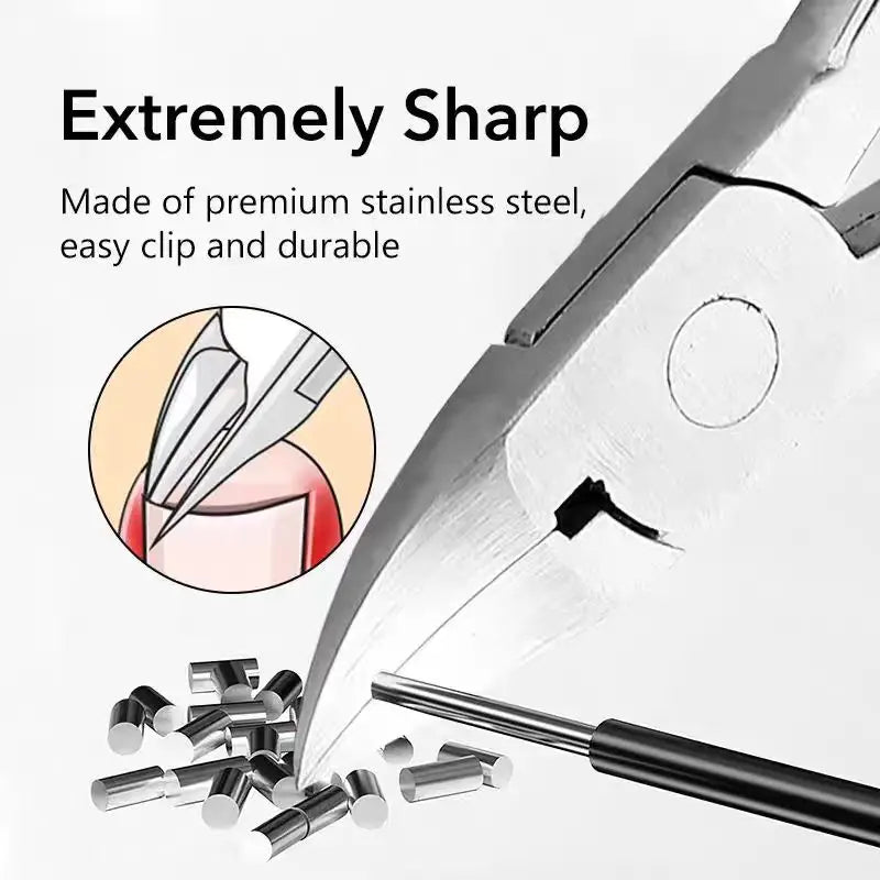 Professional Stainless Steel Pedicure Nail Clipper Set – 4 Pcs Pedicure Nail Clipper Set Axl