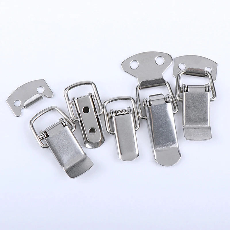 Stainless Steel Toggle Box Lock – Spring Loaded Latch Buckle Toggle Latch Hardware Axl
