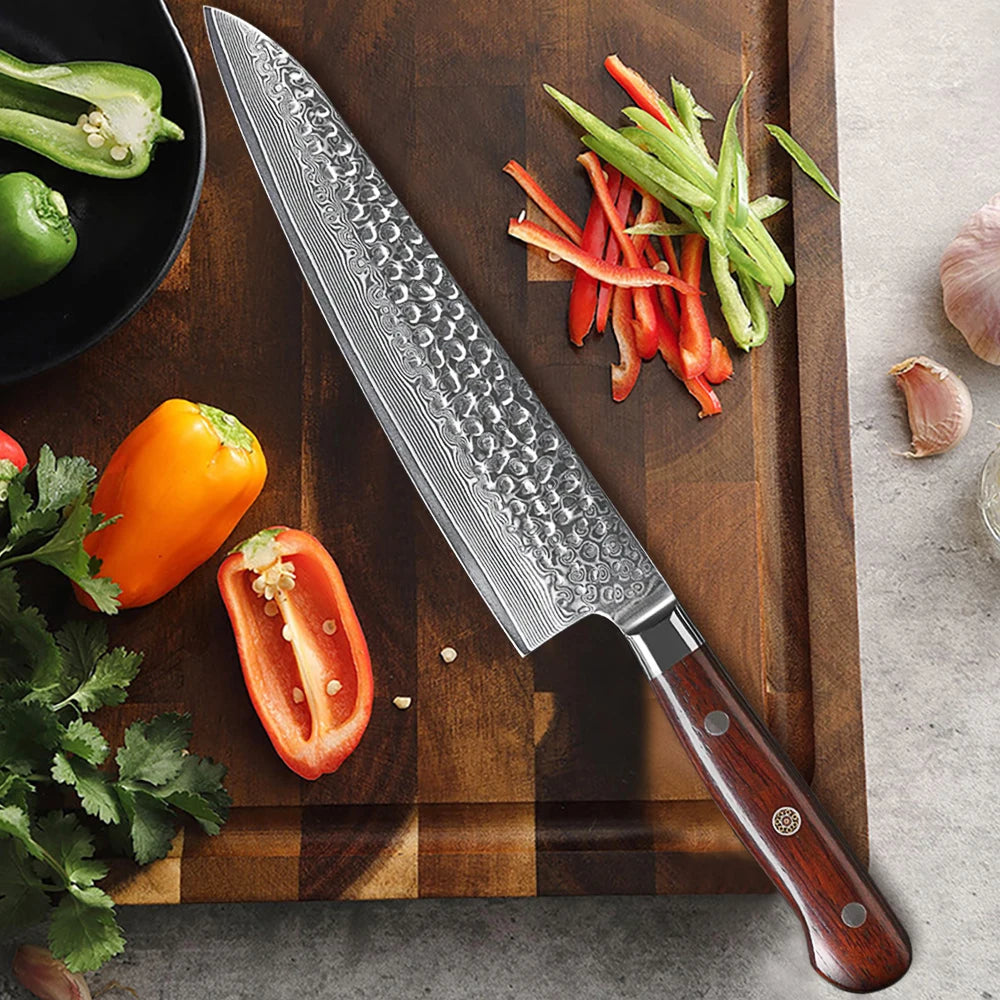 Professional Chef Knife – Non-Slip Handle Stainless Steel 21cm Kitchen Chef Knife Axl