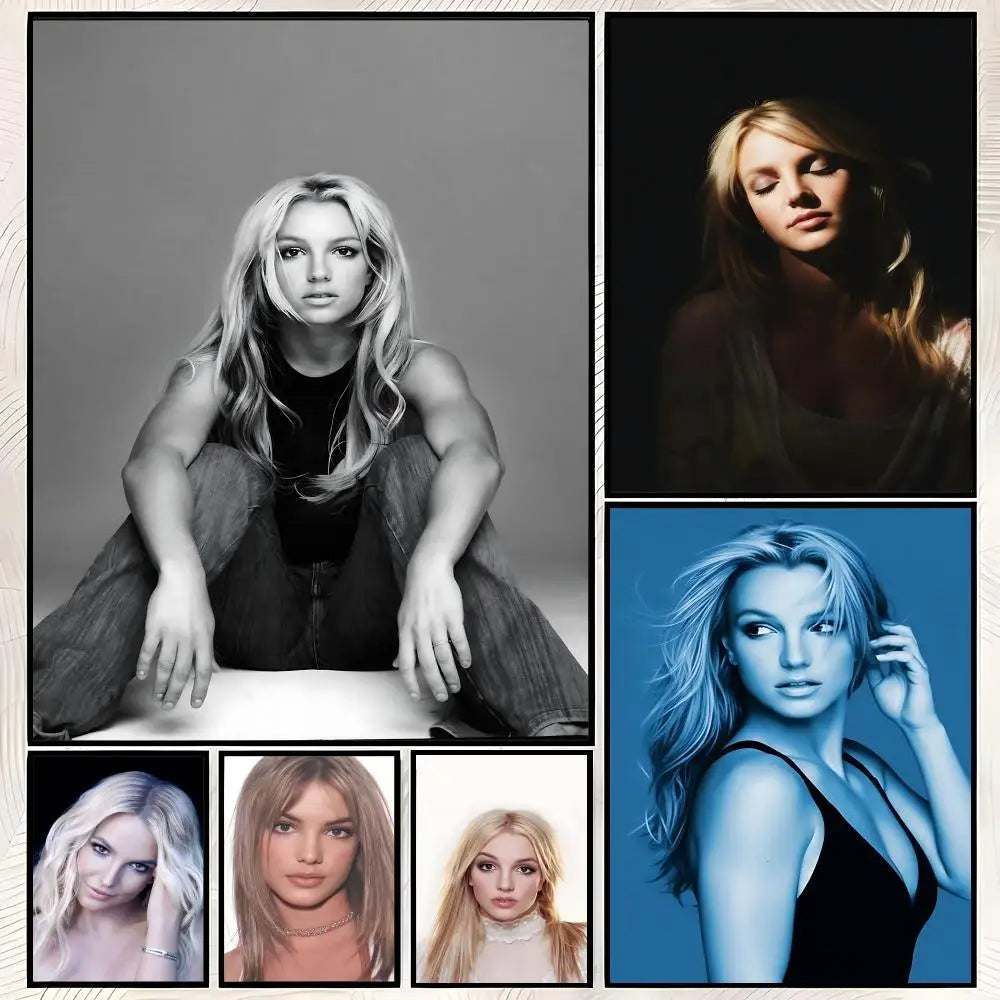 Britney Spears Album Wall Poster – Self-Stick HD Wall Art Wall Art Poster Axl