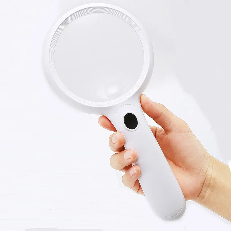 120mm Handheld Magnifying Glass with 14 LED Lights LED Magnifying Glass Axl