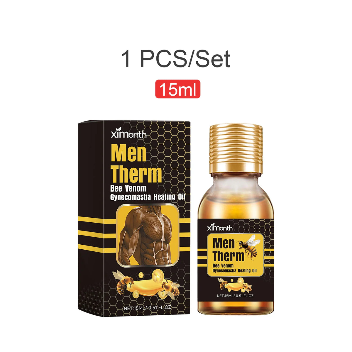 Men's Chest Firming Serum – Moisturizing Body Serum 15ml/30ml Body Firming Serum Axl 15ml 1PCS