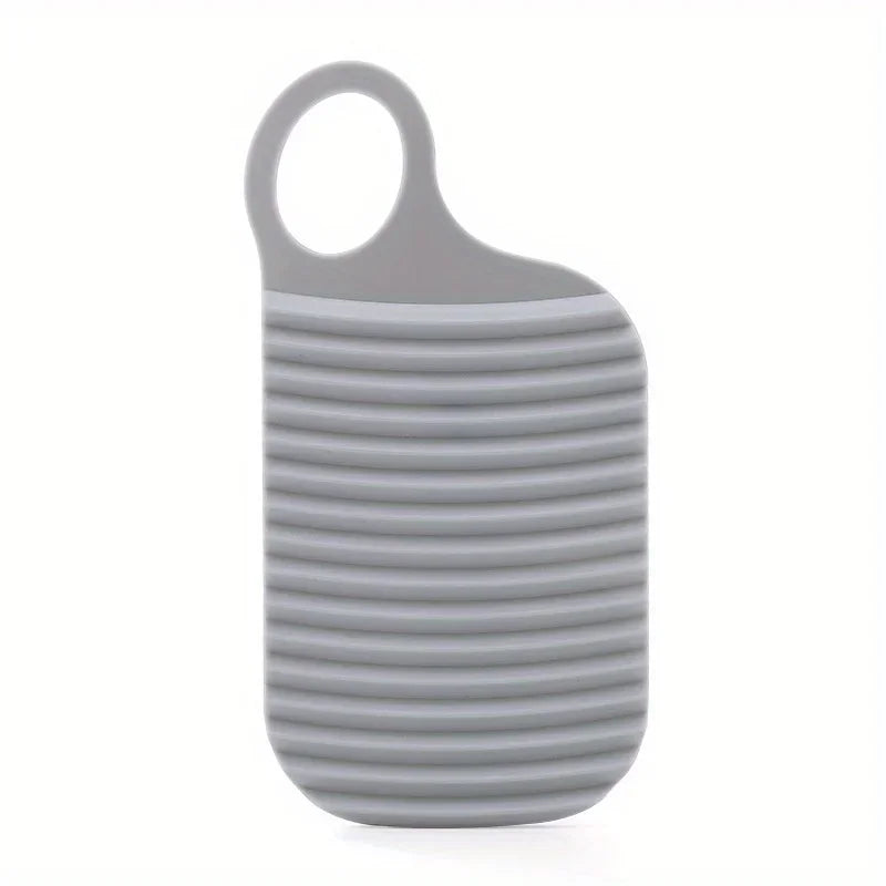 Mini Portable Washboard with Hook – Non-Slip Silicone Rubber Laundry Washboard Axl