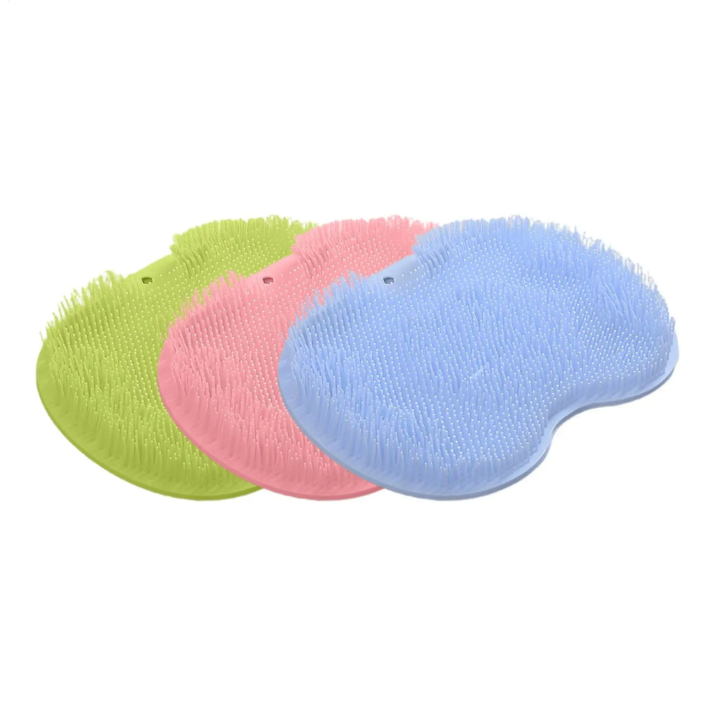 Silicone Shower Foot Scrubber Mat – Exfoliate & Massage Foot Scrubber Mat Axl