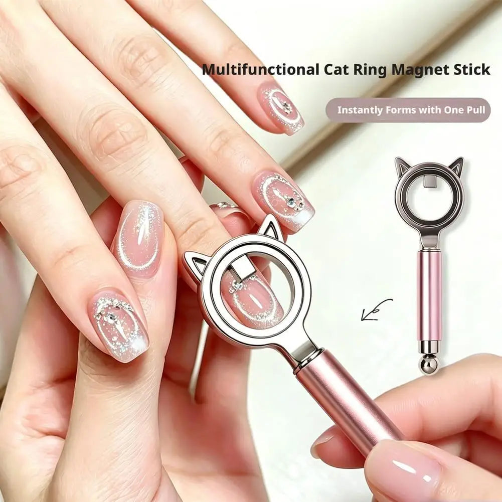 Cat Eye Nail Magnet Ring – Gel Polish Magnetic Art Tool Nail Magnet Tool Axl