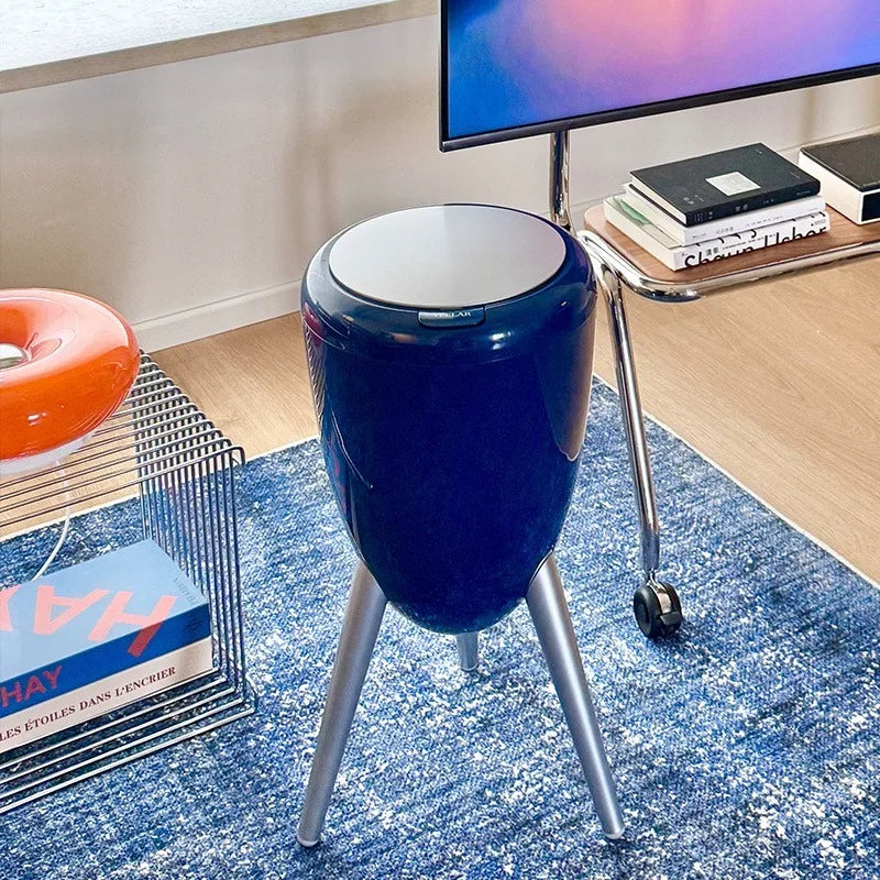 15L Press-Lid Standing Trash Can – Kitchen & Bathroom Bin Standing Trash Can Axl