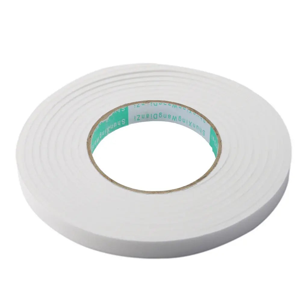 5m Self-Adhesive Foam Weatherstrip – Door & Window Gap Seal Tape Foam Weatherstrip Tape Axl White-30mm