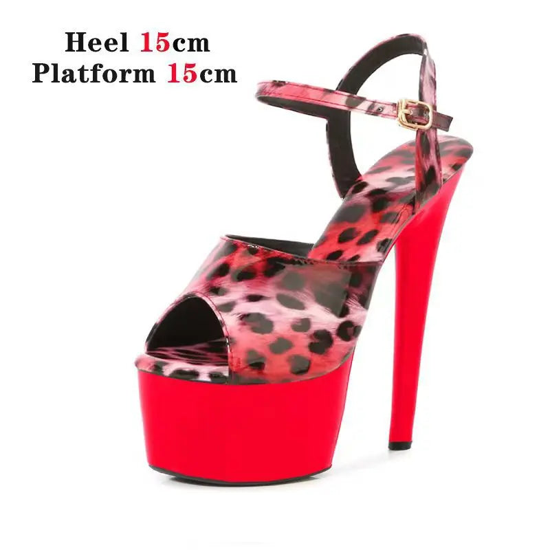 Women's Luxury High Heel Platform Sandals | Formal Pumps High Heel Sandals Axl