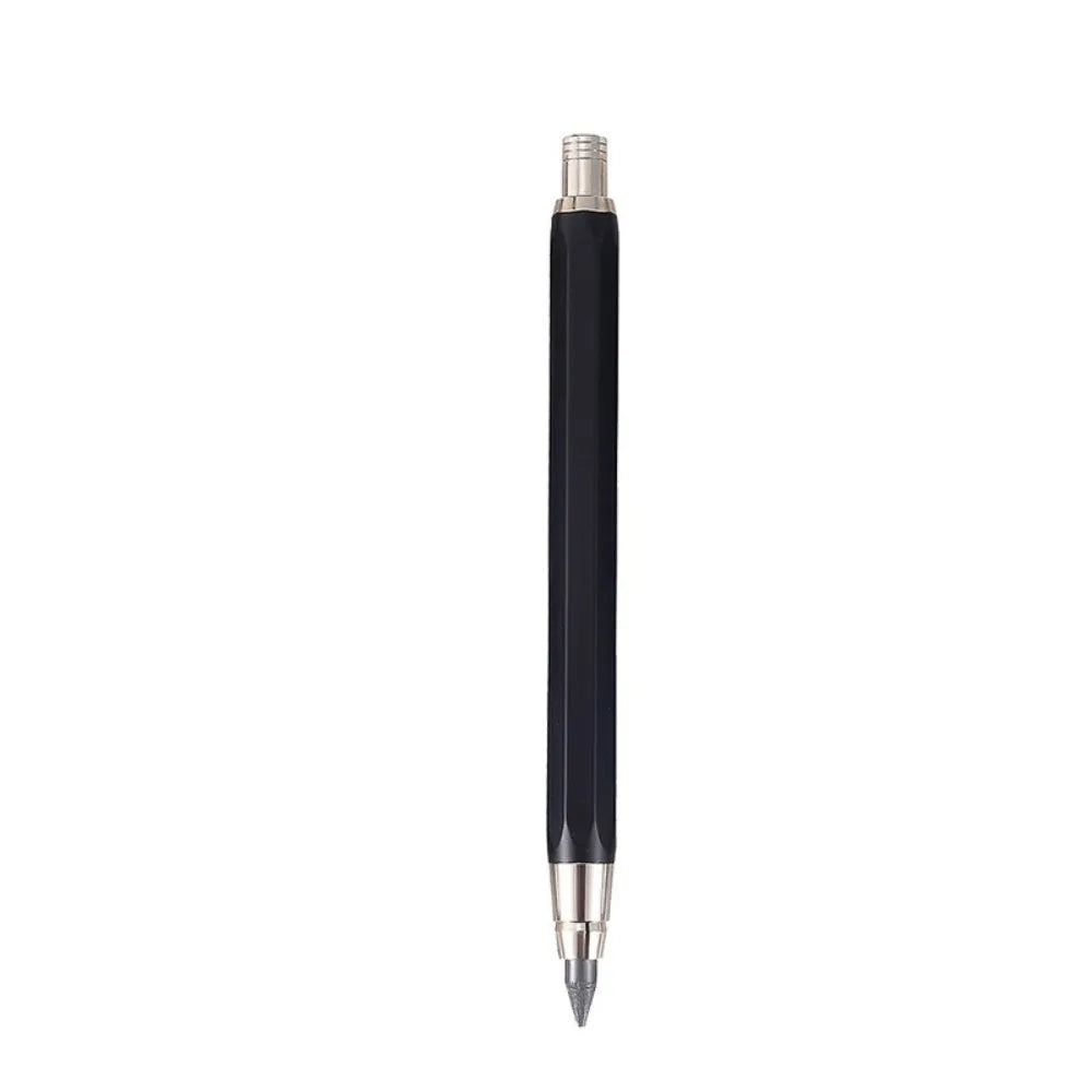 5.6mm Metal Mechanical Pencil with Built-In Sharpener Mechanical Pencil Axl 1PC-Black