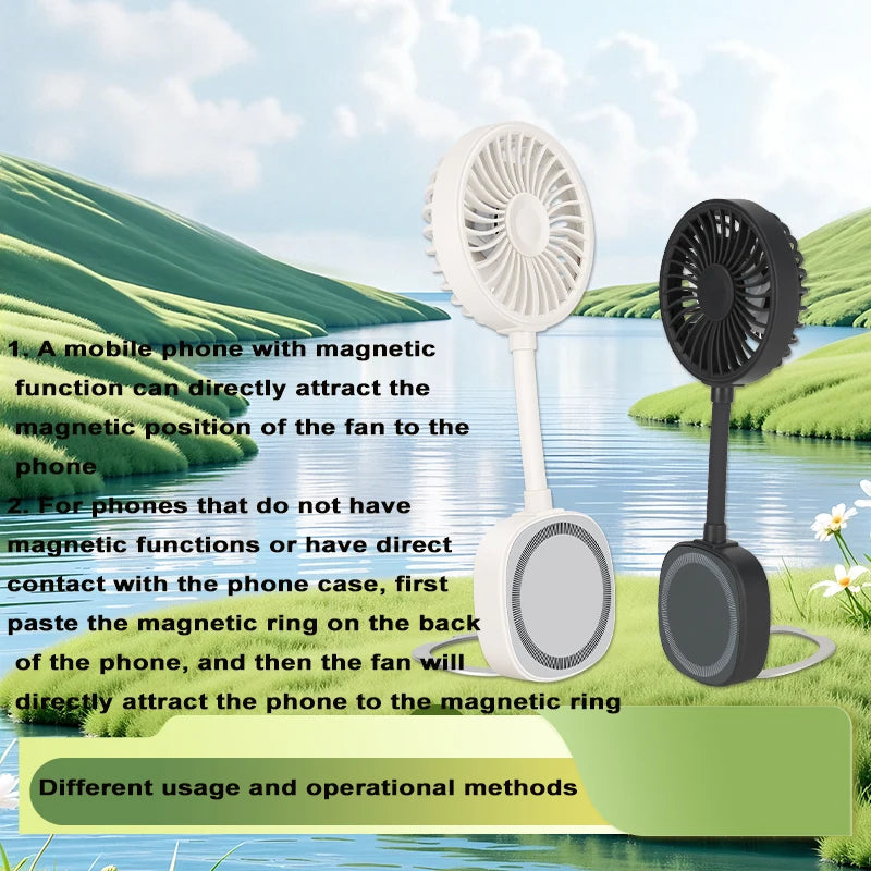 Magnetic Flexible Hose Mini Fan – Handheld & Desk Multi-Use Portable Mini Fan Axl