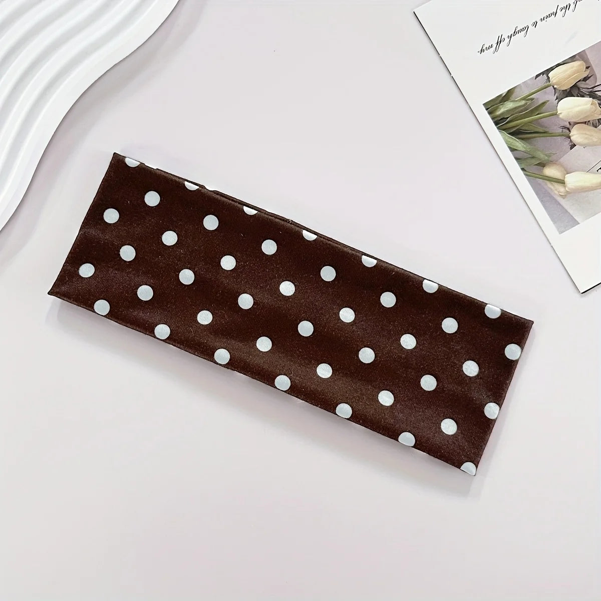 2-Pack Women's Polka Dot Workout Headbands – Sweat-Wicking Workout Headband Axl