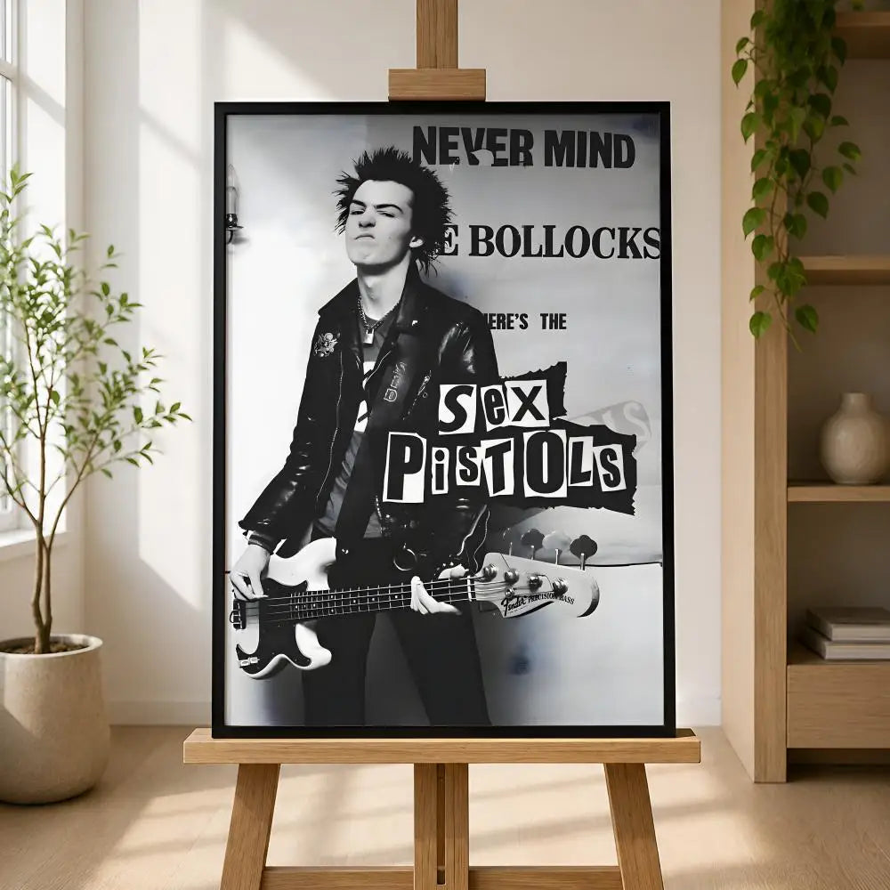 Sex Pistols Waterproof PVC Wall Poster – Peel & Stick HD Art Wall Poster Axl
