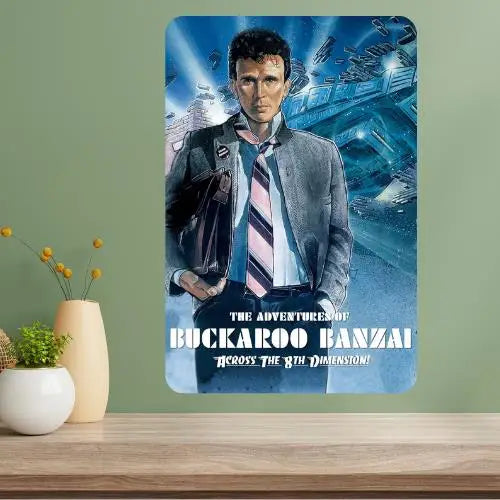 Buckaroo Banzai Classic Movie Metal Poster Sign | Retro Wall Art Metal Wall Sign Axl aluminum sign aluminum 20x30cm