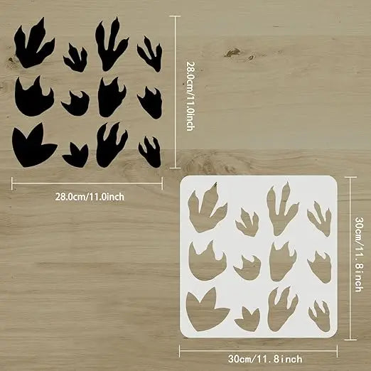Chakra Symbol Stencil 11.8" – Reusable Mandala DIY Art Stencil DIY Craft Stencil Axl AECH04-08865