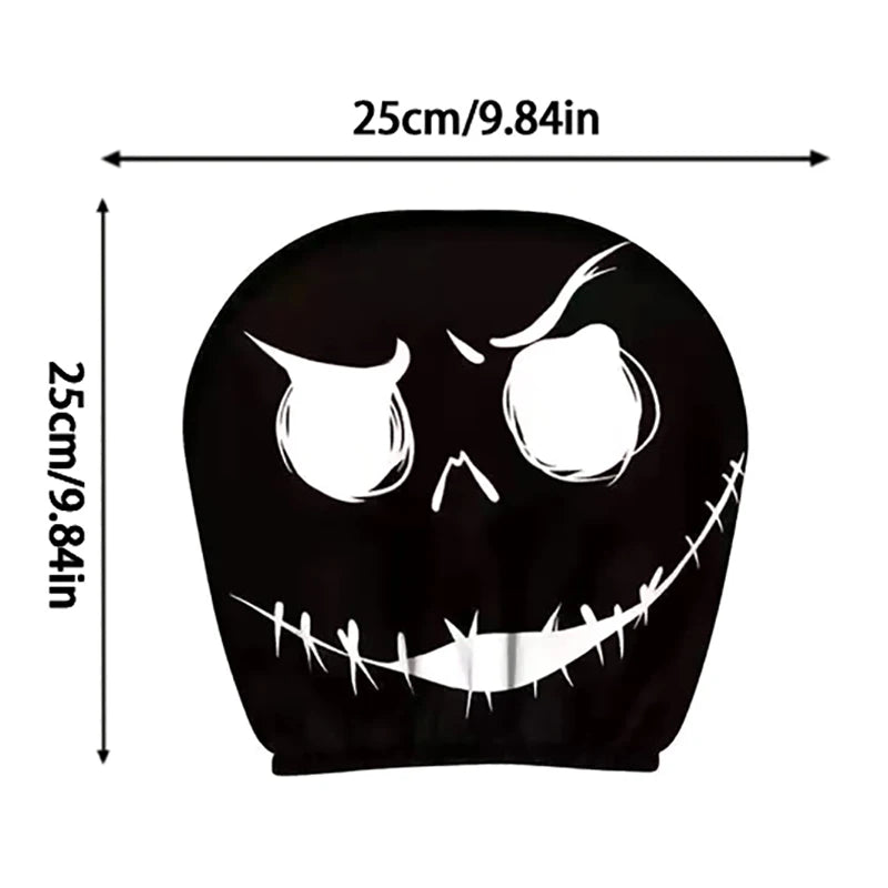 Funny Cartoon Car Headrest Cover – Halloween Auto Decoration Car Headrest Cover Axl A10