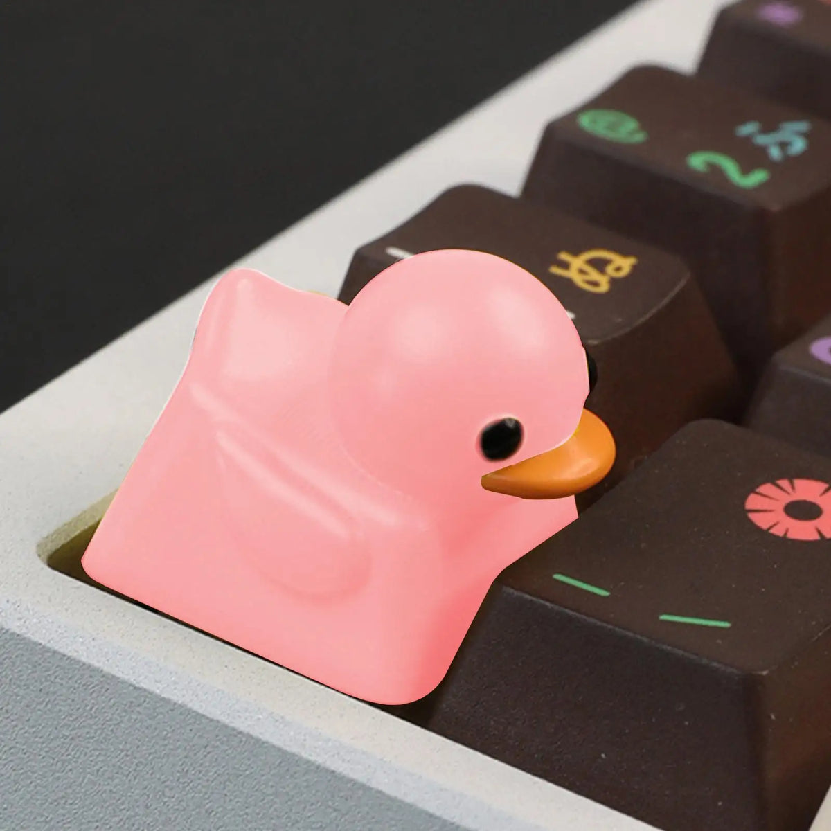 Cartoon Duck Resin Keycap | Cute Mechanical Keyboard Decor Novelty Keycap Axl