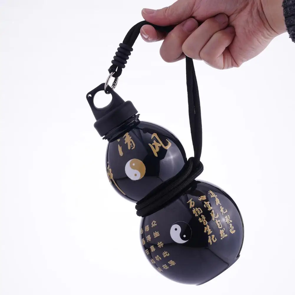 Gourd Water Bottle 750ml – Retro Chinese Design with Strap Sports Water Bottle Axl