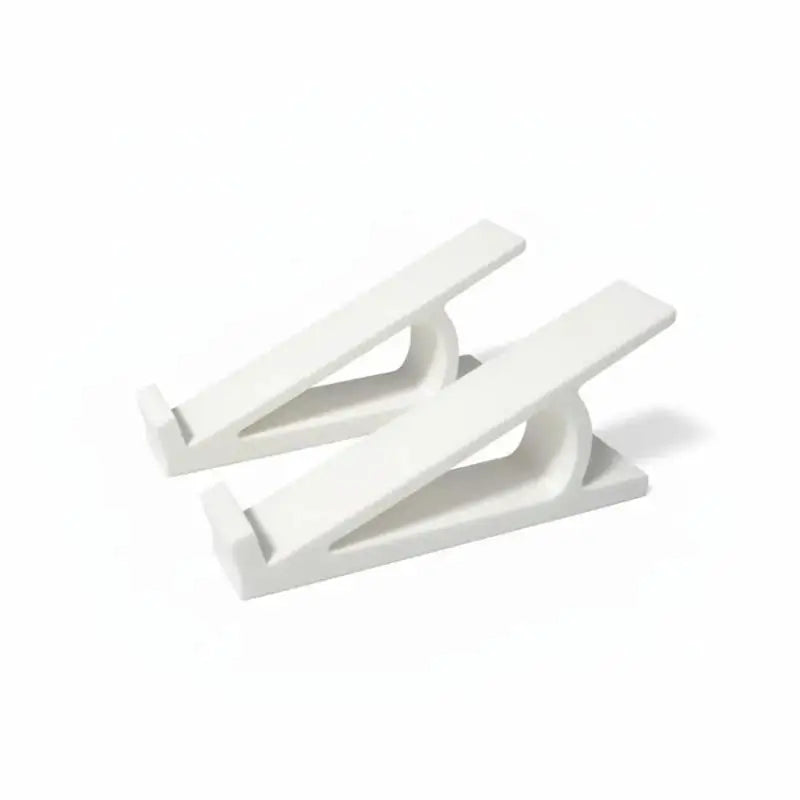 Portable Keyboard Riser Stand – Elevated Angle Lift (1 Pair) Keyboard Riser Stand Axl White