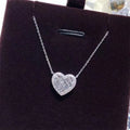 Huitan CZ Pendant Necklace – Women's Wedding Fashion Jewelry Pendant Necklace Axl XL696 45cm