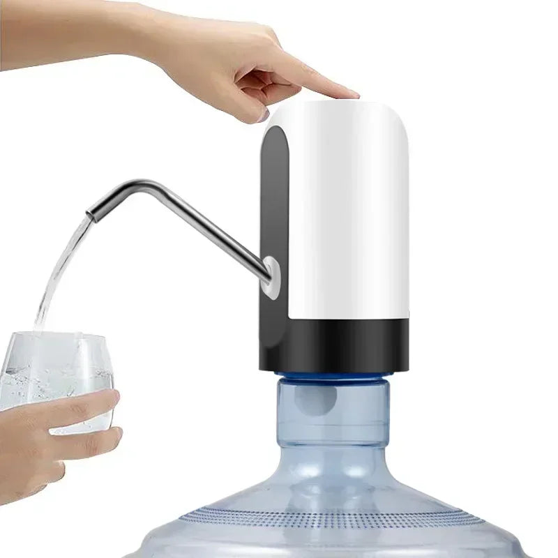 USB Rechargeable Electric Water Pump Dispenser – BPA Free Water Pump Dispenser Axl WHITE