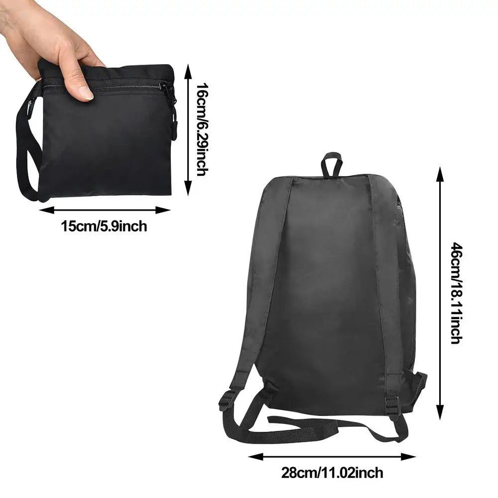 Motorcycle Helmet Backpack – Large Capacity Waterproof Nylon Bag Motorcycle Backpack Axl Black