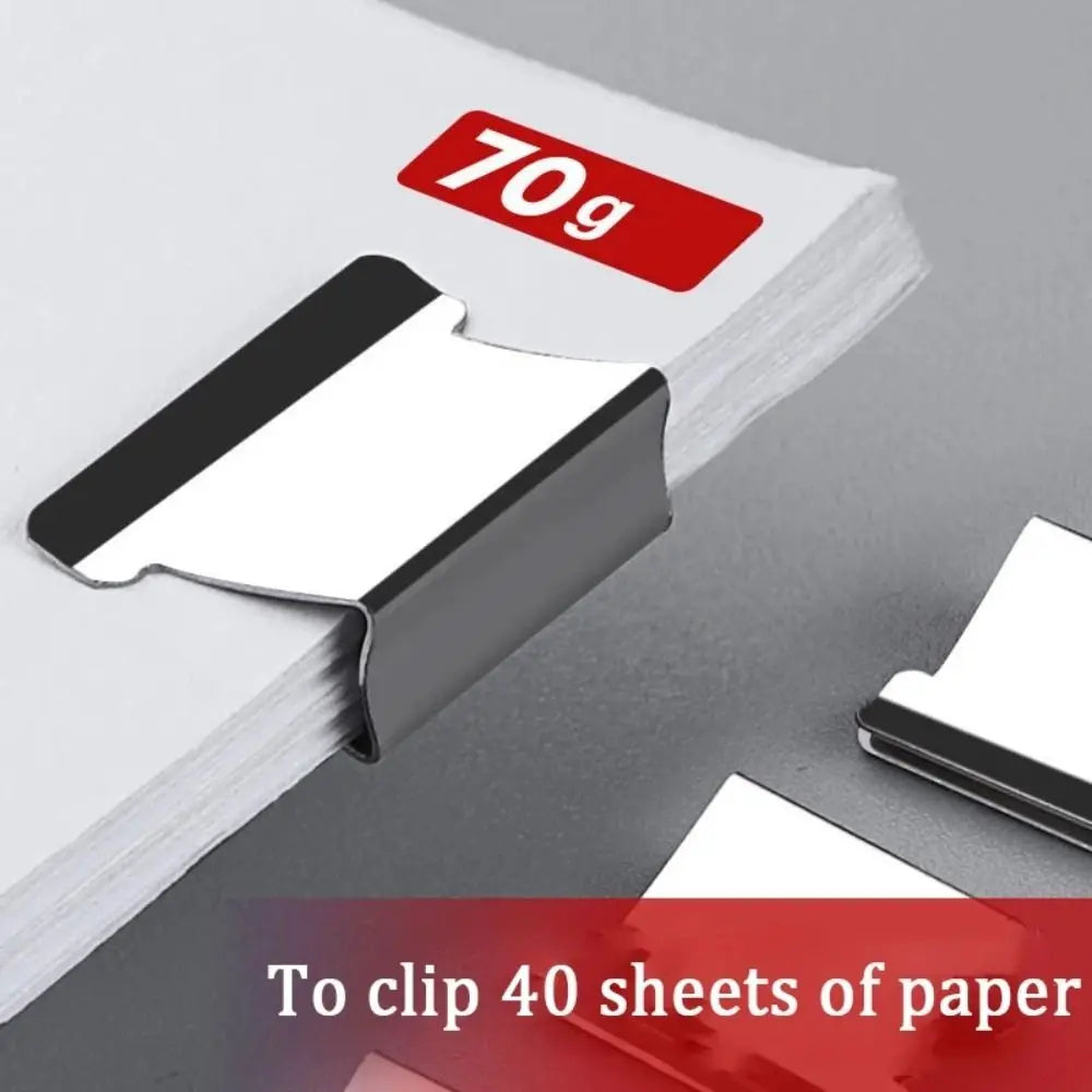 Metal Push Paper Clip – Reusable Traceless Document Binder Document Paper Clip Axl