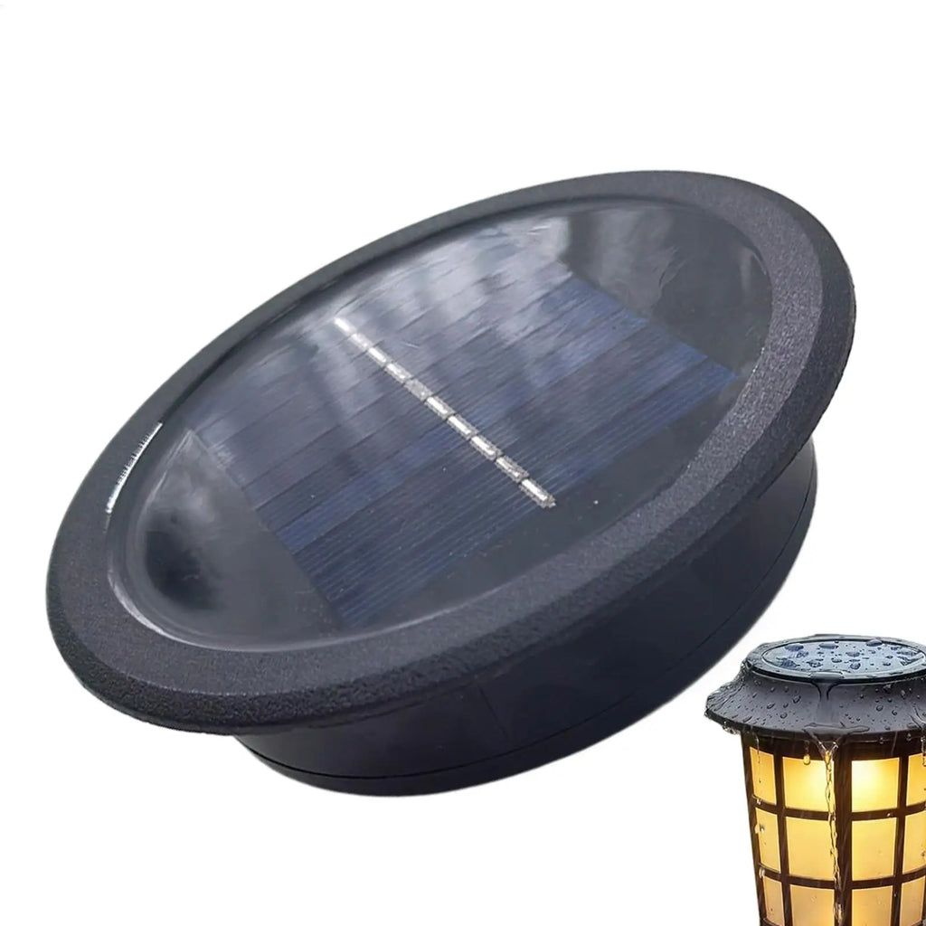11cm Solar Lantern Replacement Top – Waterproof Round Cap Solar Light Replacement Axl