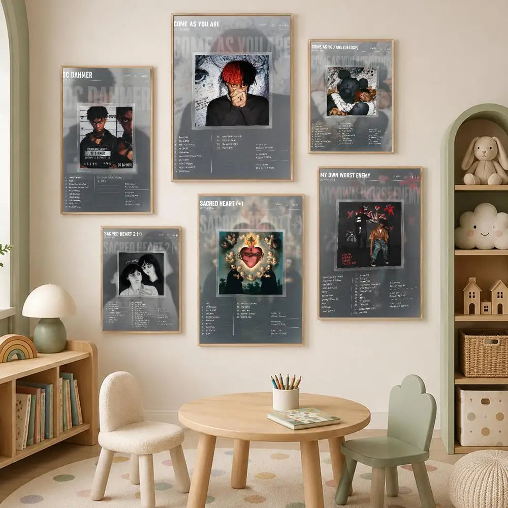 D-DC THE DON Rapper Poster – Self-Stick HD Waterproof Wall Art Wall Art Poster Axl