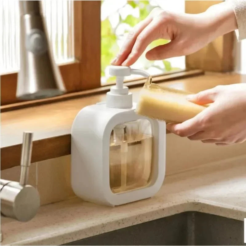 300/500ml Refillable Soap Dispenser – Pump Bottle for Bathroom Soap Dispenser Axl