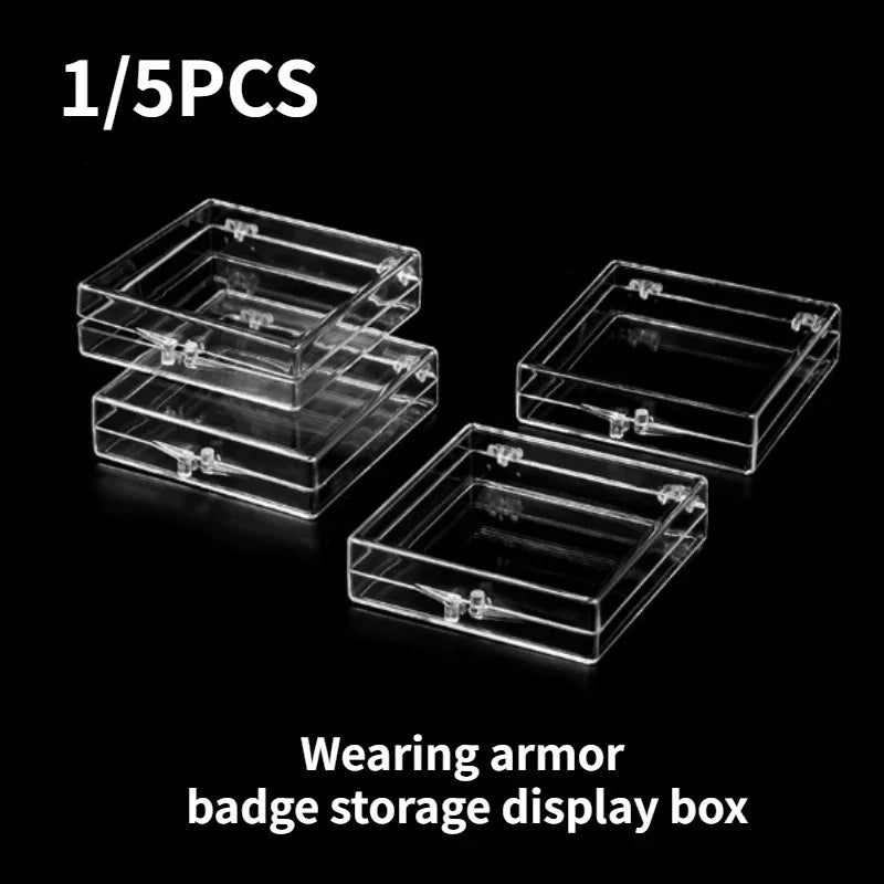 Acrylic Badge Display Box for Anime & Game Collectibles | 1–5 Pack Acrylic Display Box Axl