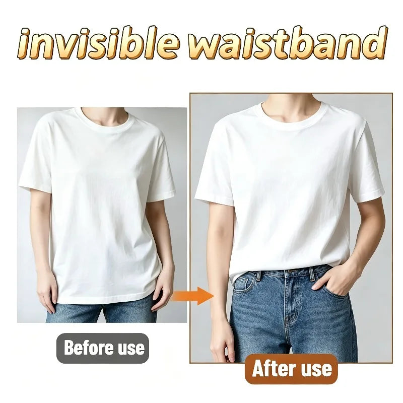 Lace Trim Hem Waist Belt – No-Tie Hem Adjuster for Shirts Hem Adjuster Belt Axl