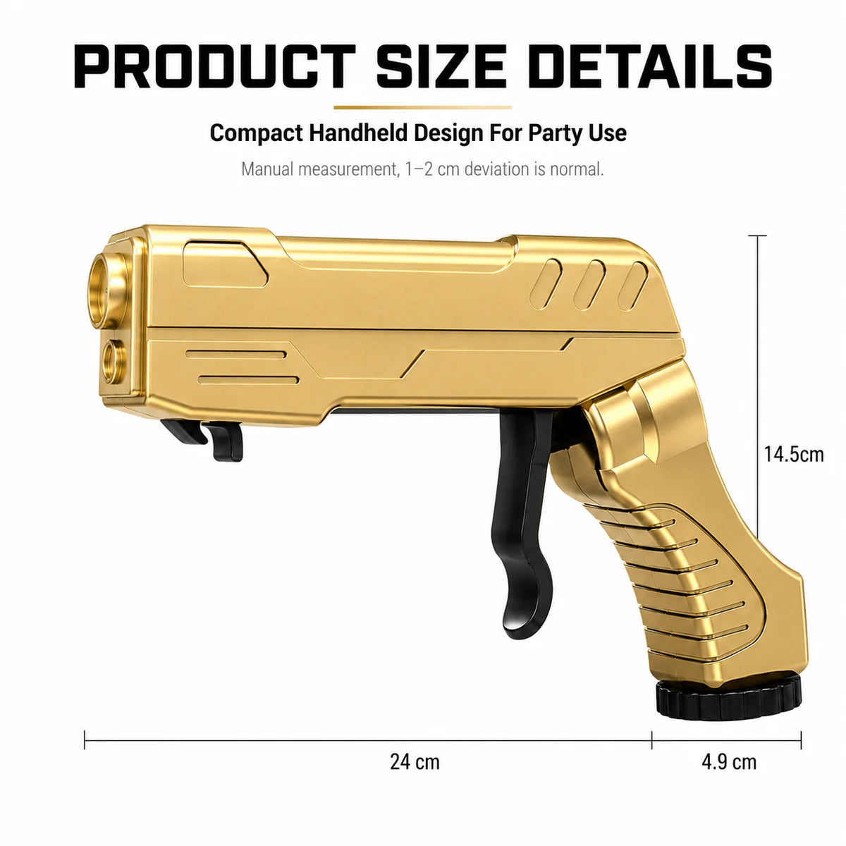 Champagne Gun Shooter – 3-in-1 Bubbly Blaster & Wine Stopper Party Bar Tool Axl
