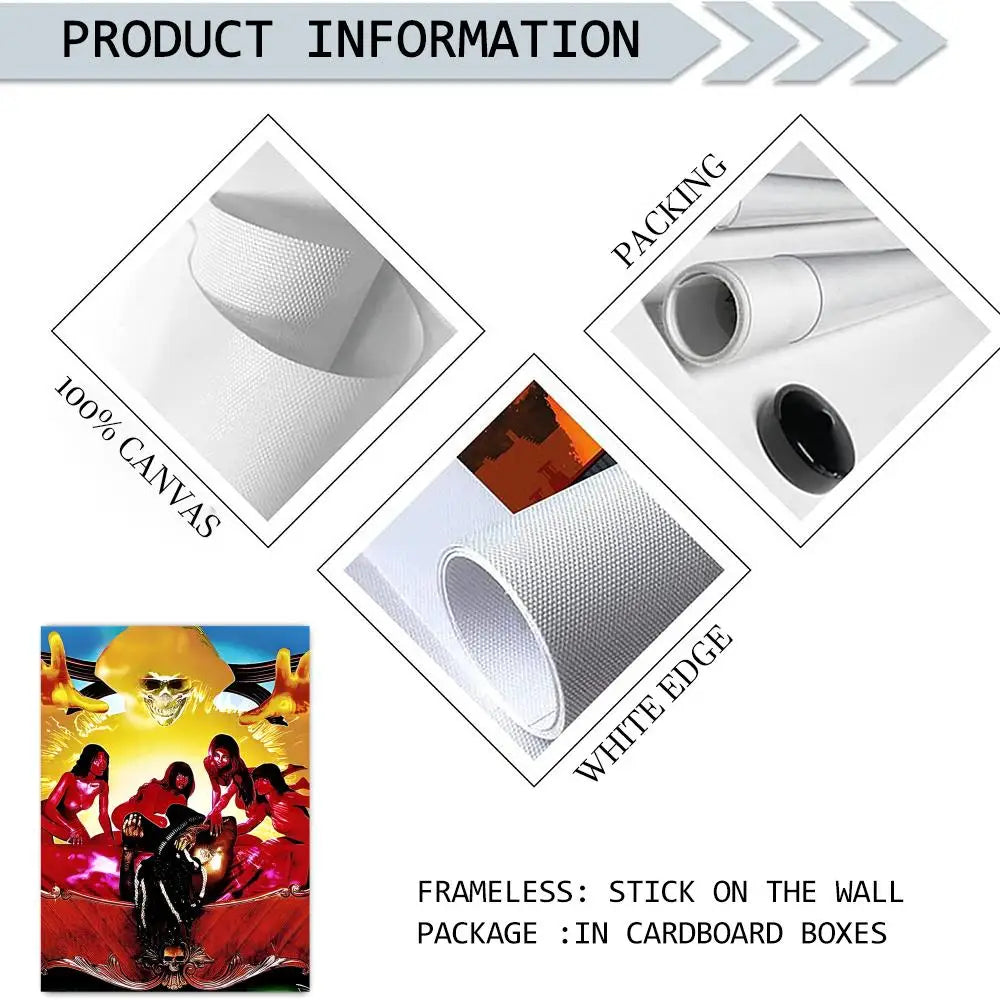 O-Osamason Rapper Canvas Poster | Hip-Hop Wall Art Unframed Canvas Wall Art Axl