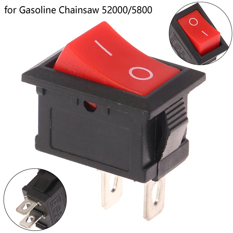 Chainsaw Kill Switch for 45cc 52cc 58cc 5800 Petrol Saw Chainsaw Replacement Switch Axl
