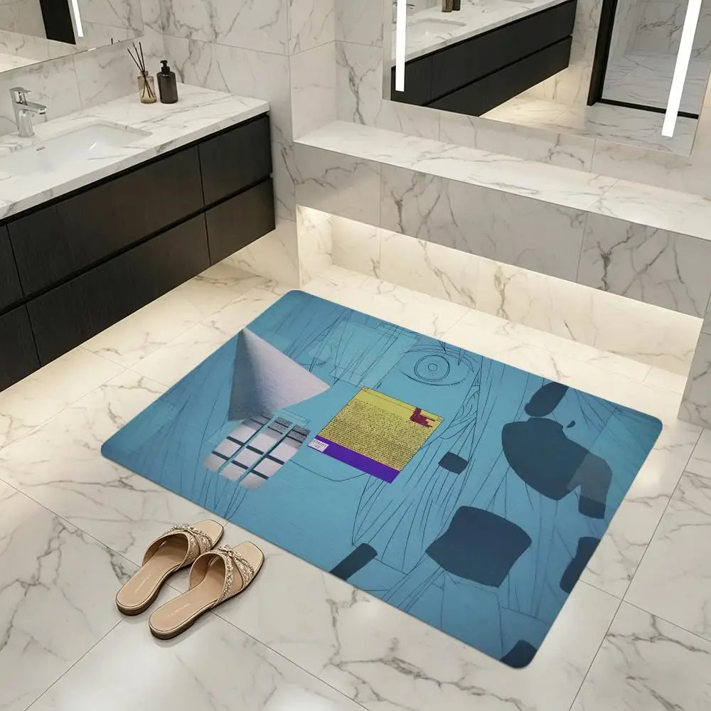 Anime I-Invaded Diatomite Bath Mat – Quick Dry & Anti-Slip Diatomite Bath Mat Axl
