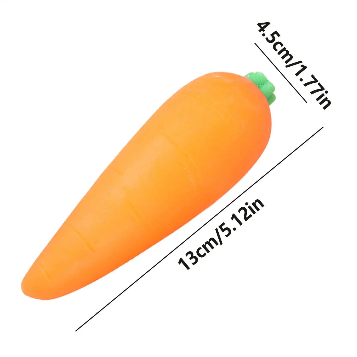 Carrot Squeeze Toy – Slow Rising Sensory Fidget Ball 5 Inch Sensory Fidget Toy Axl
