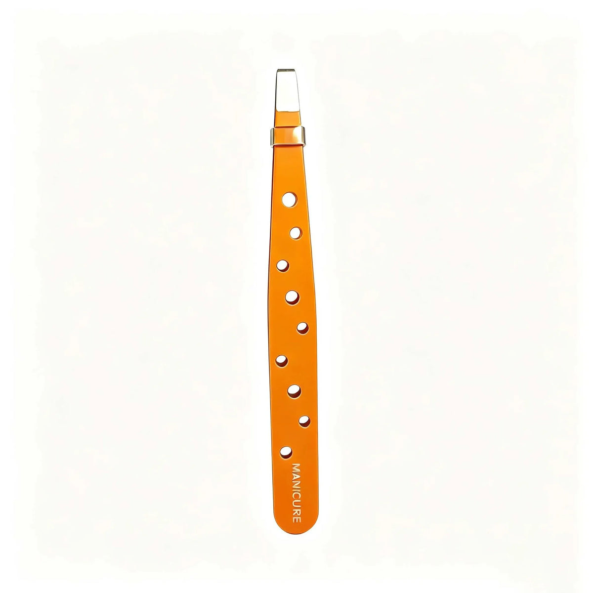 Stainless Steel Slant Tip Eyebrow Tweezers | Makeup Tool Eyebrow Tweezers Axl Orange round-hole ey 3