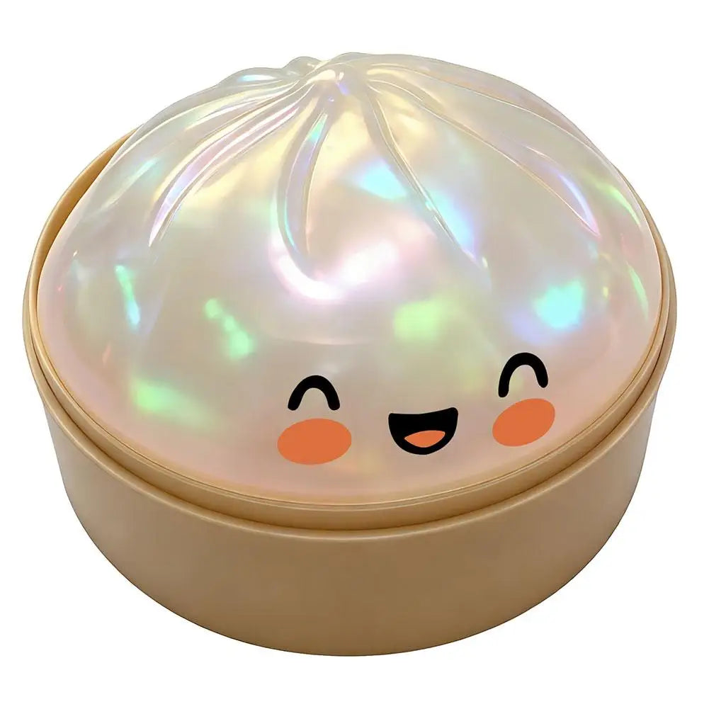 Steamed Bun Squishy Squeeze Fidget Toy – Sensory Party Gift Squishy Fidget Toy Axl White