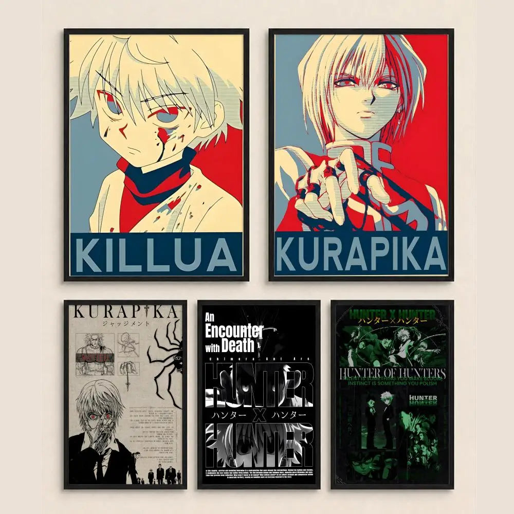 Hunter x Hunter Anime Poster – HD Waterproof Wall Art Decor Anime Wall Poster Axl