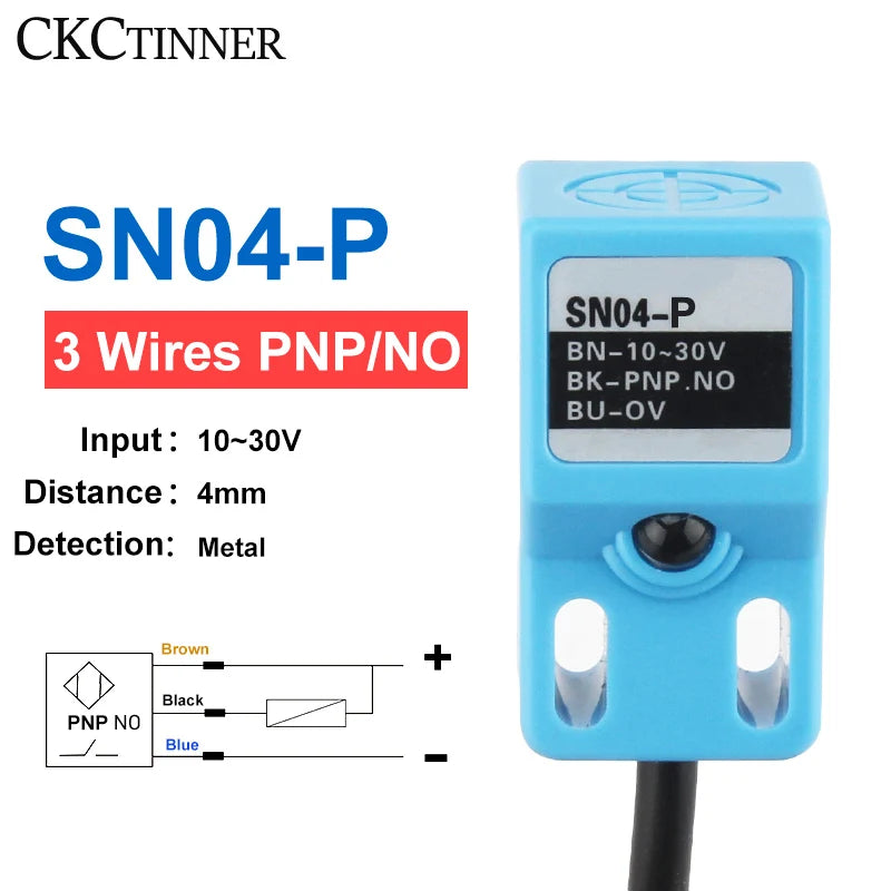 SN04 Proximity Switch 4mm – Inductive Auto Leveling Sensor Proximity Switch Sensor Axl SN04-P