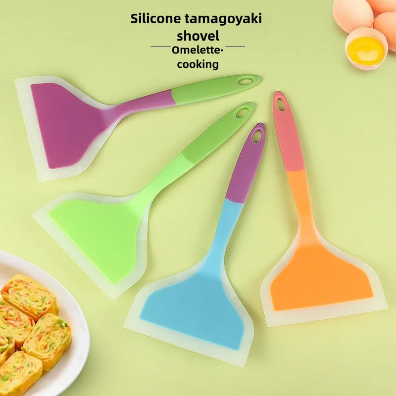 Wide Silicone Spatula for Non-Stick Pans & Omelettes Silicone Spatula Axl