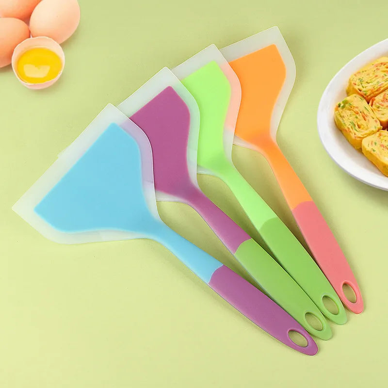 Wide Silicone Spatula for Non-Stick Pans & Omelettes Silicone Spatula Axl