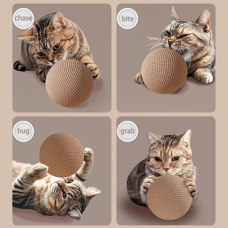 Extra Large Sisal Ball Cat Toy – Chew, Scratch & Teaser Wand Cat Scratching Toy Axl
