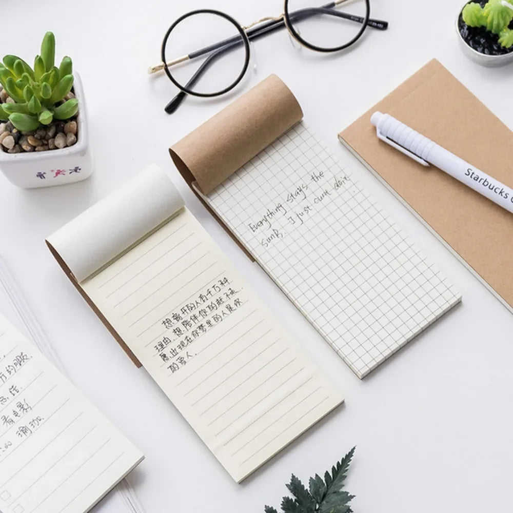 Pocket Kraft Paper Memo Pad – To-Do List & Notepad, 50 Pages Pocket Memo Pad Axl