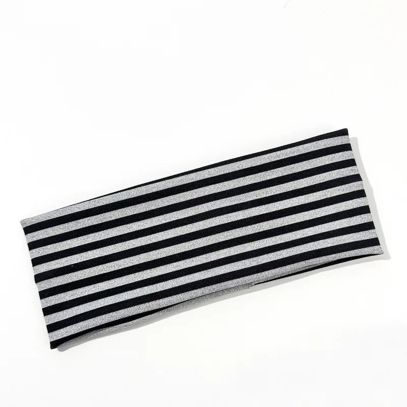 Striped Elastic Headbands Set – Cotton Hair Bands for Women Elastic Headband Set Axl