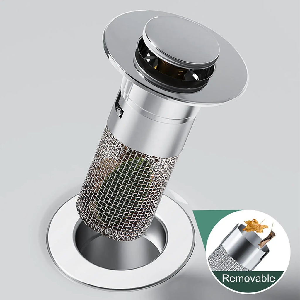 Sink Drain Strainer & Hair Catcher – Anti-Clog Filter Plug Drain Strainer Filter Axl